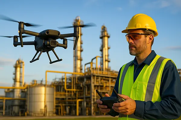 Security drone monitoring
