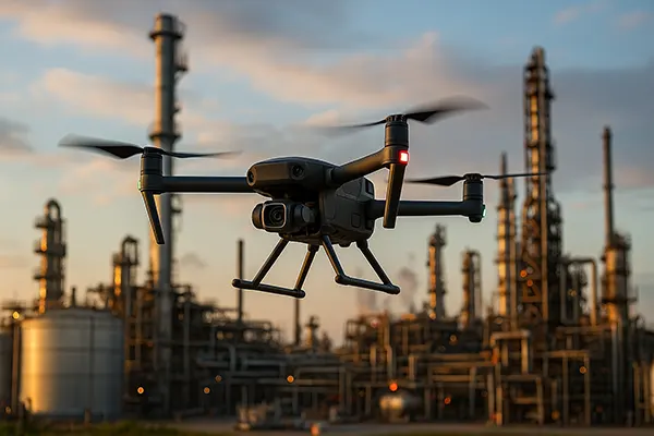 Security drone monitoring