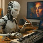 Machine-generated music