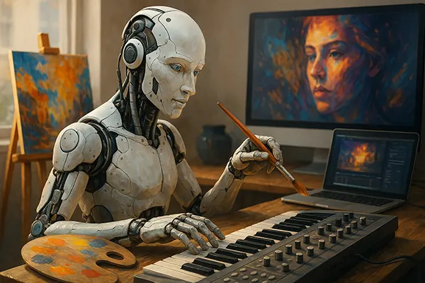 Machine-generated music