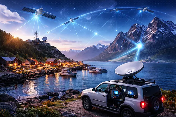 Rural satellite internet