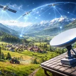 Rural satellite internet